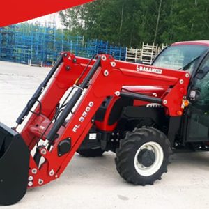 Ozkan Makina FL3300 čelný nakladač s traktorom BAŠAK 2080BB - Agromechanika s.r.o.