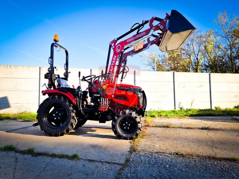 Malotraktor CAPTAIN 263 s čelným nakladačom EK AGRI s nosnosťou až 500 kg, čelný nakladač, malotraktor captain, captain 263 nakladač - Agromechanika s.r.o.